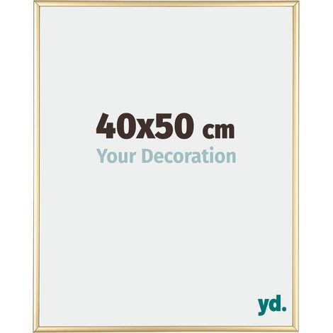 yd. - Cadre photo 40x50 - Or - Aluminium - Kent (1/5)