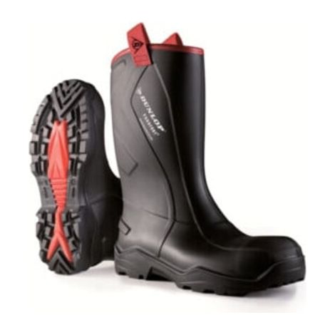 Dunlop Sicherheitsstiefel schwarz Dunlop PUROFORT + RUGGED FULL SAFETY, S5, EU-Schuhgröße: 41
