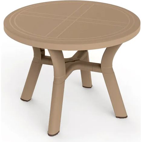 Gartenmöbel garbar dalia runder Tisch 100 cm recycelt