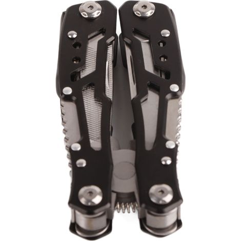 Pince multifonction en acier inoxydable noir, pince couteau polyvalente, outil multifonction, pince pliante pour le camping et les activités de plein air (1/5)