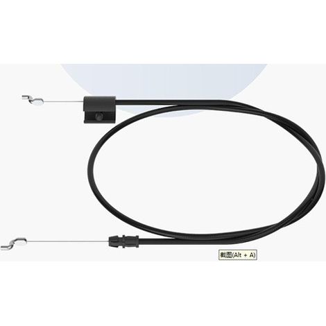 In stock: 7101395YP throttle cable 141cm, lawnmower and chainsaw accessory. (1/2)
