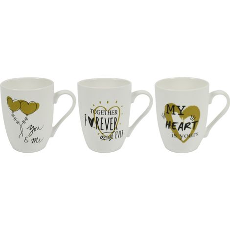 SET 3 MAURY'S MUG LOVER TAZZA DA CAPPUCCINO CAPIENZA 350 CC (1/2)