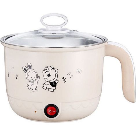Marmite électrique multifonction 1,8 L, cuiseur vapeur et (1/5)