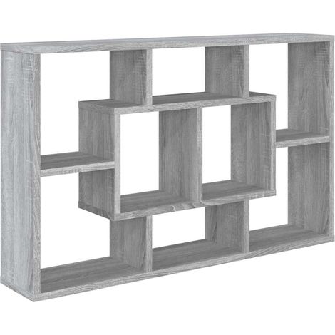 Maison Exclusive - Mensola a Muro Grigio Sonoma 85x16x52,5 cm in Legno Multistrato