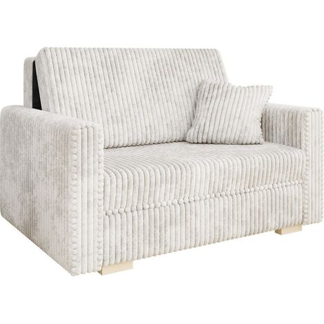 Mobilier1 – Canapé convertible 3 places velours avec boîte de literie – Dimensions 85x133x98 cm – Mécanisme Disclosure – Confort durable (1/5)