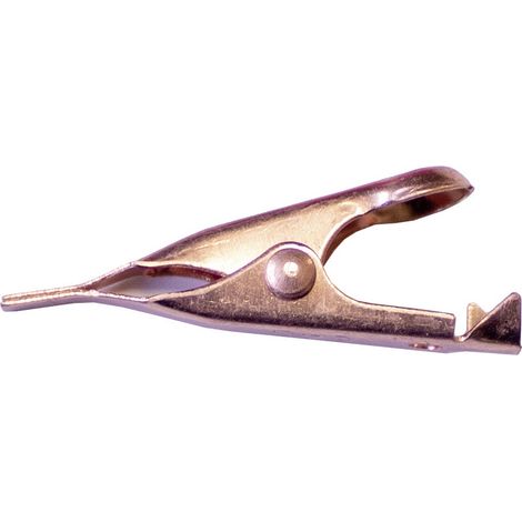 Mueller Electric BU-34C Miniatur-Krokodilklemme Kupfer Klemmbereich max.: 5.60 mm Länge: 27.80 mm 1