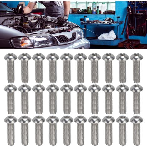 Vis à tête cylindrique bombée à six pans creux M101,5, filetage grossier M1035 (1/5)