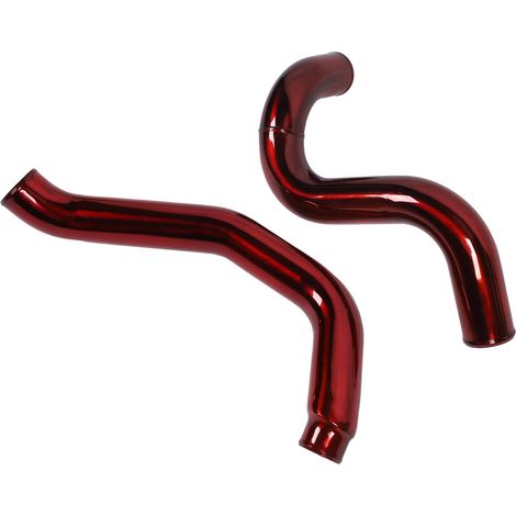 Schlauchschellen-Set für Turbolader-Ladeluftkühler, Edelstahl, Ersatz für Turbinenrohre für Ford F-450 und F-550 Super Duty, rot (1/5)