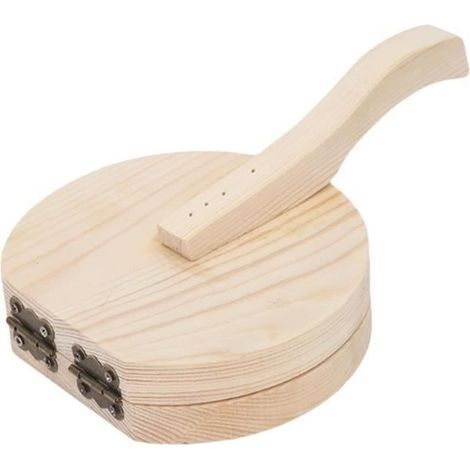 Pâtes en bois en appuyant sur des emballages de boulettes Pâtisserie à crêpes pour la cuisson des fournitures de gadget Footful (1/2)