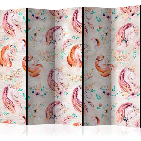 Paravento - Pastel Unicorns II [Room Dividers] - 225x172 (1/4)