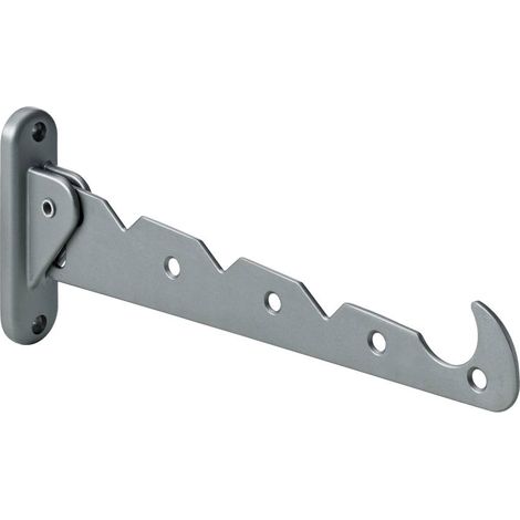 Hettich Kleiderlüfter 290 mm Aluminium/Kunststoff, 1 Stück Möbelbeschläge