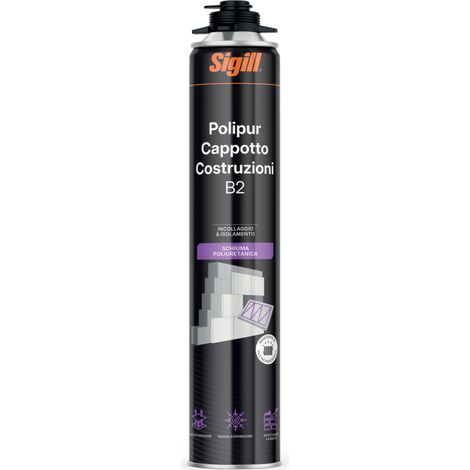 Schiuma poliuretanica polipur cappotto b2 matic 800 ml