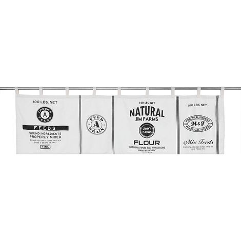 Rideau demi-store vintage occultant pour armoire de cuisine et café, panneau noir anti-lumière (1/5)