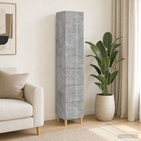 vidaXL Schrankset 2 pcs 33 x 34,5 x 90 cm Holzwerkstoff (1/5)