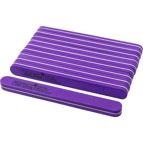 Limes à ongles pour ongles acryliques, limes à polir à grain fin, limes à ongles double face, limes de manucure pour ongles naturels, produits professionnels (1/5)