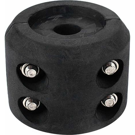 Winch Cable Hook, Winch Cable Safety Hook Cable Hook Stopper Rubber Stopper Winch Line Rubber Cable Saver Screw Winch Protector for Winches (1/5)