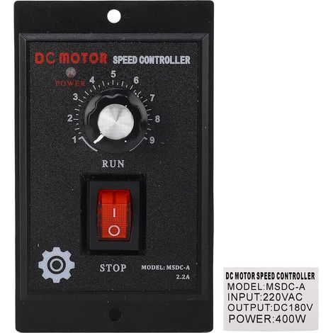 Contrôleur de Vitesse PWM pour Moteur à Courant Continu 400W Entrée 220V AC Sortie 180V DC pour Moteur à Brosse (1/5)