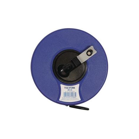 Cinta métrica  de cápsula  L.20m  Ancho de  cinta  13mm  2 mm/cm  CE II  ABS Nylon-Fiber  TECWERK (1/3)