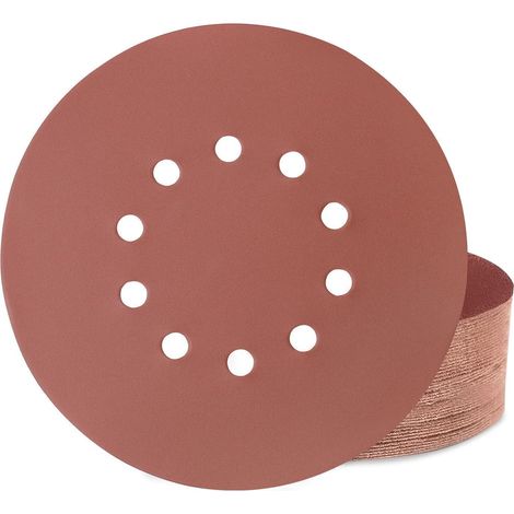 Schleifpapier 225mm Klett 10 Loch Deckenschleifer 400 Körnung 40 Stück (1/5)