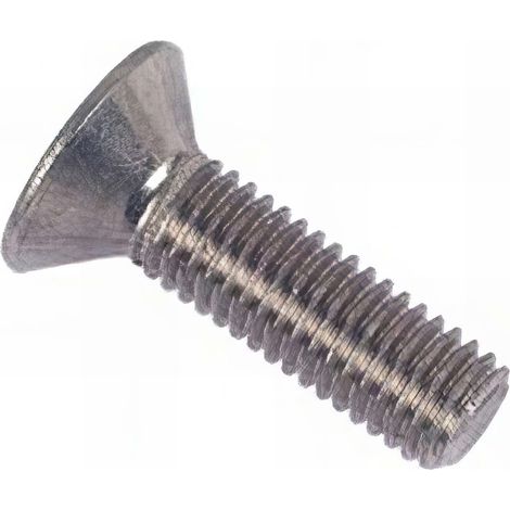 Vis métaux tête fraisée 6 pans creux 4 x 35 mm FHC INOX A2 - Boite de 200 pcs - Fixtout VFHC04035A2