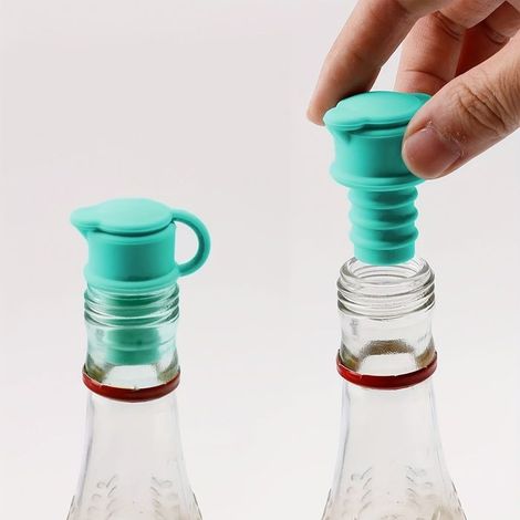 BelleRise - Bouchon de bouteille en deux parties — Joint polyvalent, durable et réutilisable pour bouteilles et bocaux (1/5)