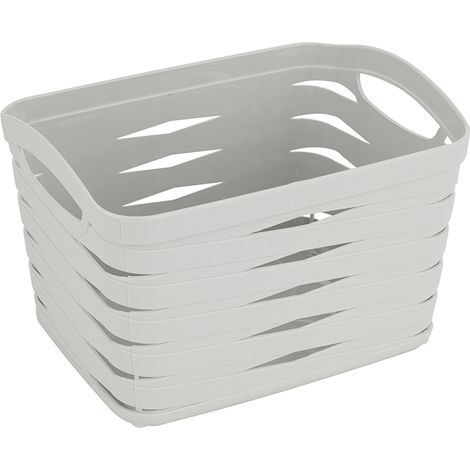 LINEA Kunststoffkorb 21 x 16 x 14 cm 3,3 l Grau