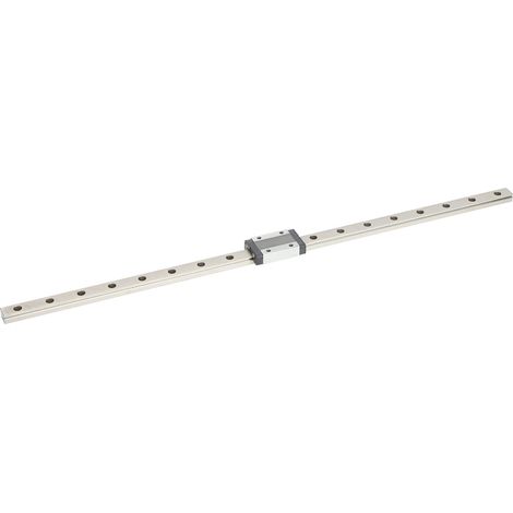Guide de glissière linéaire miniature MGN12H, largeur 12 mm, compatible avec la plupart des équipements d'automatisation (450 mm). (1/5)