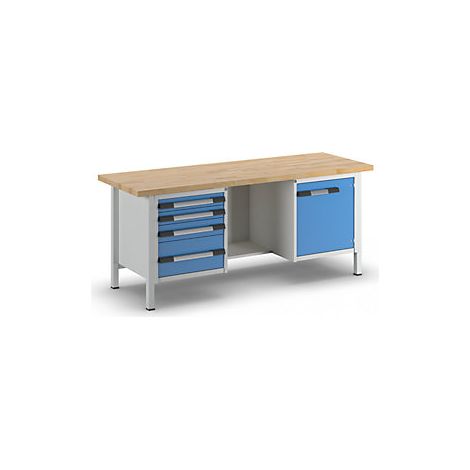 eurokraft pro  Banco da lavoro  struttura a telaio serie 8000 