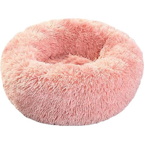 Panier rond doux et moelleux pour chat, coussin d’hiver confortable, 60 cm (1/5)