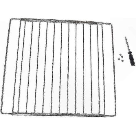 Grille de four extensible avec plateau ajustable, design coulissant pour un accès facile et rangement optimal, support de cuisson robuste et polyvalent. (1/5)