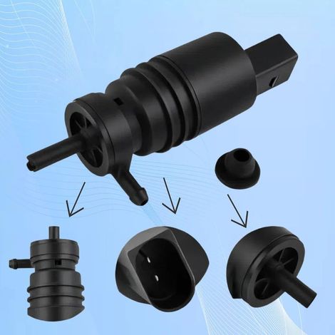 Direkte Scheibenwaschpumpe (OEM 71740987/1H5955651) - 12V 1950ml/min für 500C, Do-blo, Ducati, Lin-ea (2009-2024) (1/5)