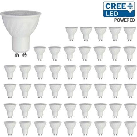 Lot de 50 Spots LED GU10 6W 110deg CREE Chip V-TAC VT-247 - 110 deg - Blanc neutre - 4000K (1/5)