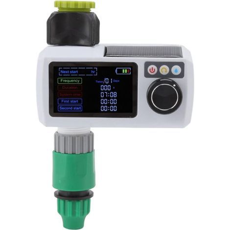 Automatic Solar Watering Timer IP68 Waterproof Programmable Irrigation System Garden Watering Timer Hose Tap Timer Controller