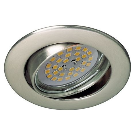 Foco empotrable BASIC redondo níquel. Wonderlamp (1/3)