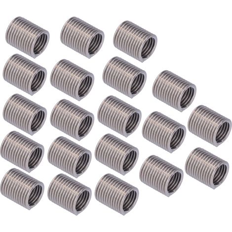 20 Pièces Écrous à Bobine Filetés M12 x 1.75 pour Récupération de Filets