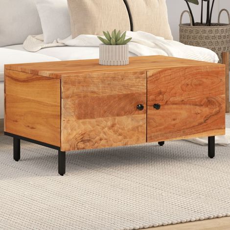 Couchtisch 80x50x40 cm Massivholz Akazie