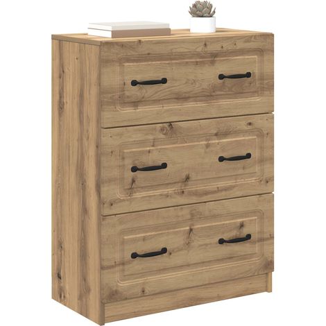Maison Exclusive - Armoire à tiroirs Chêne artisanal 66 x 34,5 x 87 cm