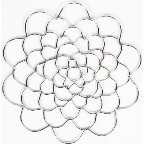 Soportes reutilizables de acero inoxidable para jarrones y ramos de flores, herramienta de decoración para el hogar. (1/5)
