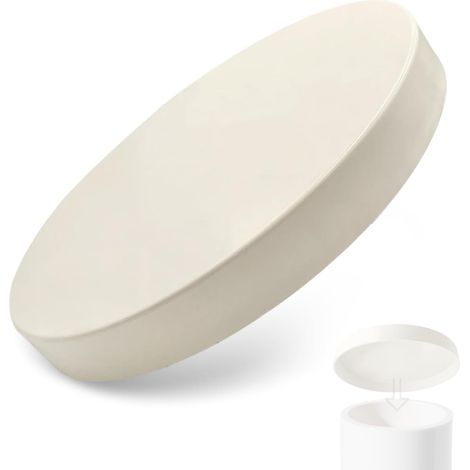 Capuchon De Conduit DN 200 En PVC Blanc – Embout De Tuyau 200mm Sans Outil, Cache Tuyau PVC Extérieur, Couvercle Résistant UV, Embout Ignifuge Anti-refoulement Pour Ventilation (1/5)
