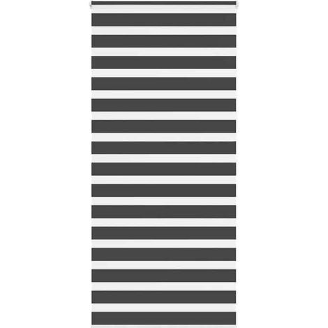 4014264 Store zèbre noir 115x200 cm largeur du tissu 110,9 cm polyester (1/5)