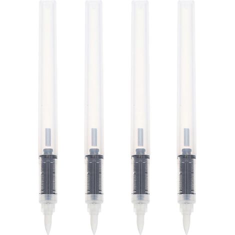 Lot de 4 marqueurs rechargeables vides : marqueurs à tube vierge à remplir – encre solvant de précision à base d’eau – idéal pour économiser la peinture – remplacement pour stylos de coloriage et de p (1/5)