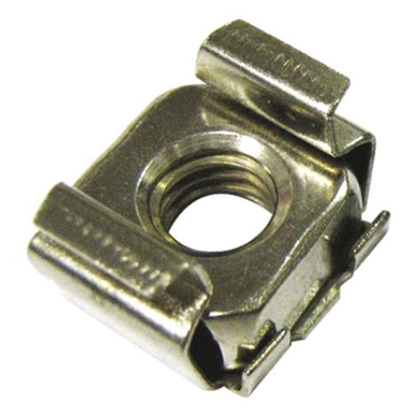 Écrou-cage, Acier, M10, Découpe panneau 12.3 x 12.3mm ( Prix pour Sachet de 50 )