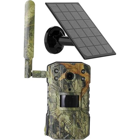 Caméra Faune Sauvage Caméra Solaire de Faune détection Mouvement caméra traînée Chasse avec la Vision Nocturne Fiable Précise (1/5)