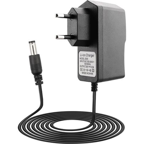 26V Chargeur pour H-Free 100 Aspirateur Balai sans Fil, Adaptateur d'alimentation pour HF122RH, HF122GPT, HF122PTA, HF222UPT, HF522NPW, HF522LHM, HF522SFP, HF722PTLG (1/5)