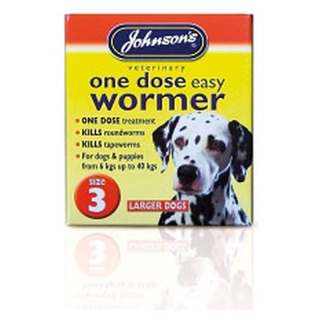 JVP One Dose Wormer for Large Dog Size 3 PK6 - 20502 (1/5)
