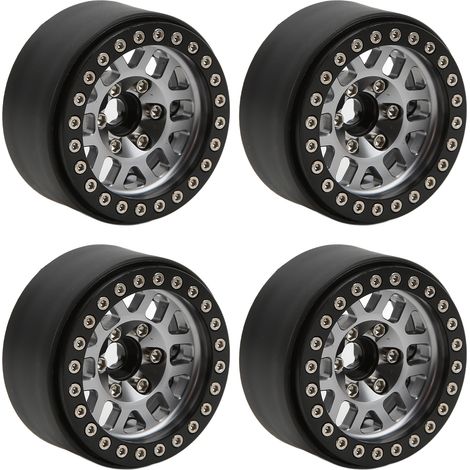 Stück 1,9 Zoll Beadlock-Aluminiumfelgen für RC-Crawler-Cars Axial SCX10 90046 Ersatzteile (1/5)