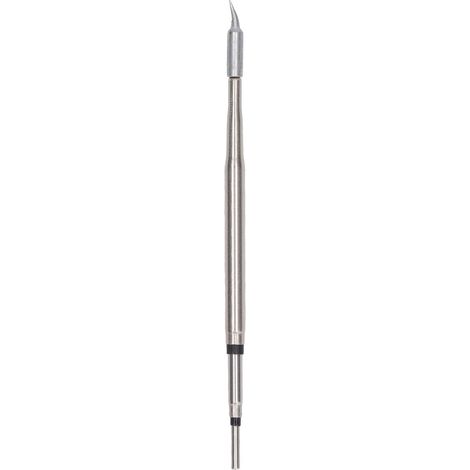 Pointe de fer à souder en acier inoxydable, embout intégré à haute conductivité thermique, courbé, pour remplacement (1/5)