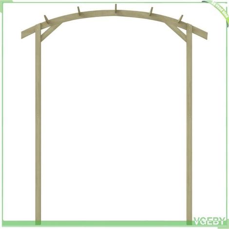 Pergola de jardin - FAFEICY - 44925 - Pin imprégné - 180x210x40 cm - Autoportante (1/5)