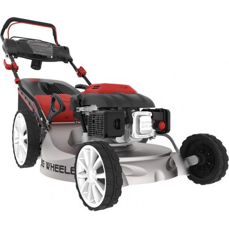 Güde – Tondeuse thermique autotractée 4 temps – Moteur 3,5 kW – Largeur de coupe 550 mm – Pour surfaces jusqu'à 2200 m² – Sac de 65 litres