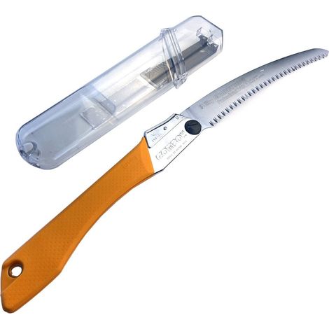 Silky Gomboy Curve 240-8 Sierra de Mano Plegable Naranja (1/4)